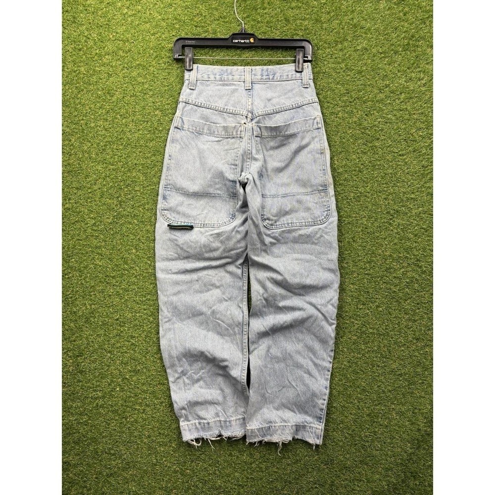 JNCO Player Jeans Boys 26 Cannon Classics Light Wash Baggy Skate 22x28 Vintage